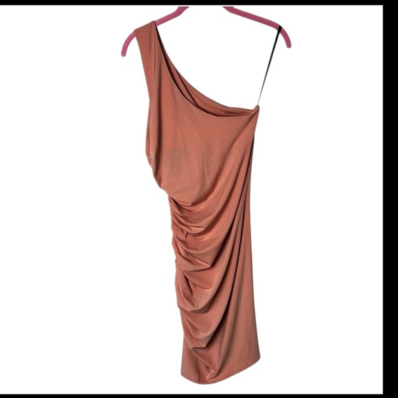 Michael Costello x Revolve NWT Kimberly Mini Dress in Light Mauve size Small - Picture 4 of 10